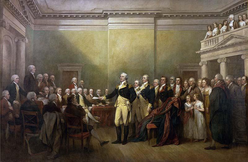 General George Washington Resigning his Commission, John Trumbull
